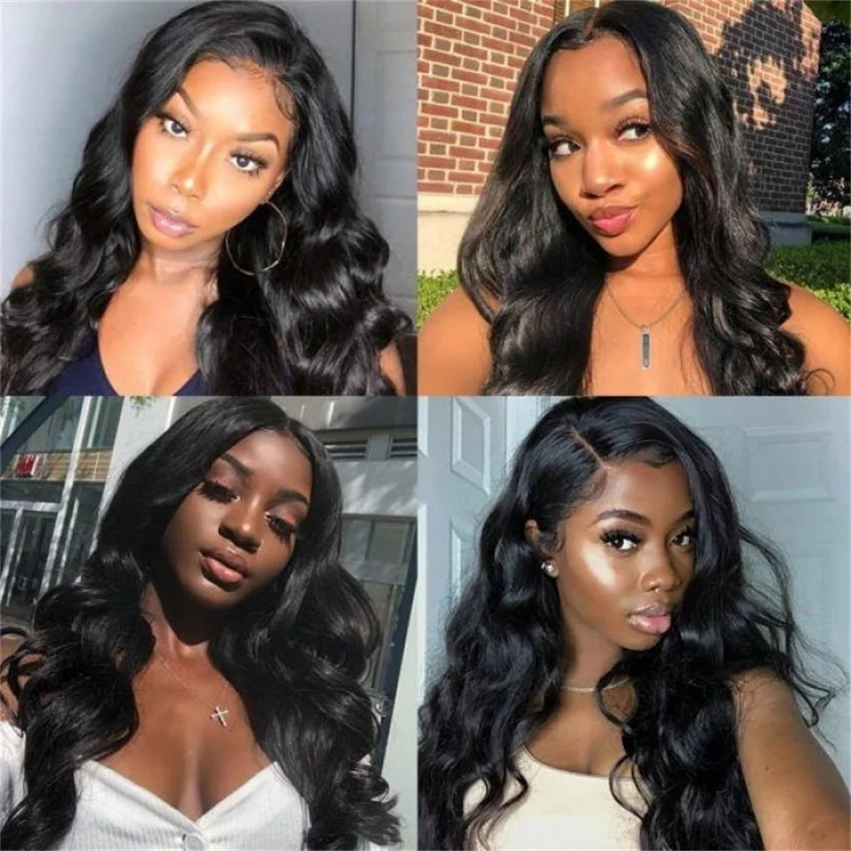 Body Wave Lace Front Human Hair Wig 13X4 HD Lace Frontal Wigs For Black Women Brazilian Body Wave 4X4 Lace Closure Wigs