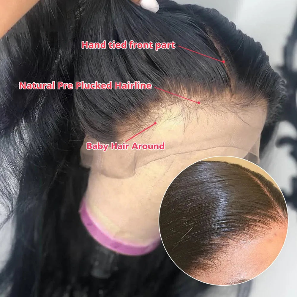 Body Wave Lace Front Human Hair Wig 13X4 HD Lace Frontal Wigs For Black Women Brazilian Body Wave 4X4 Lace Closure Wigs