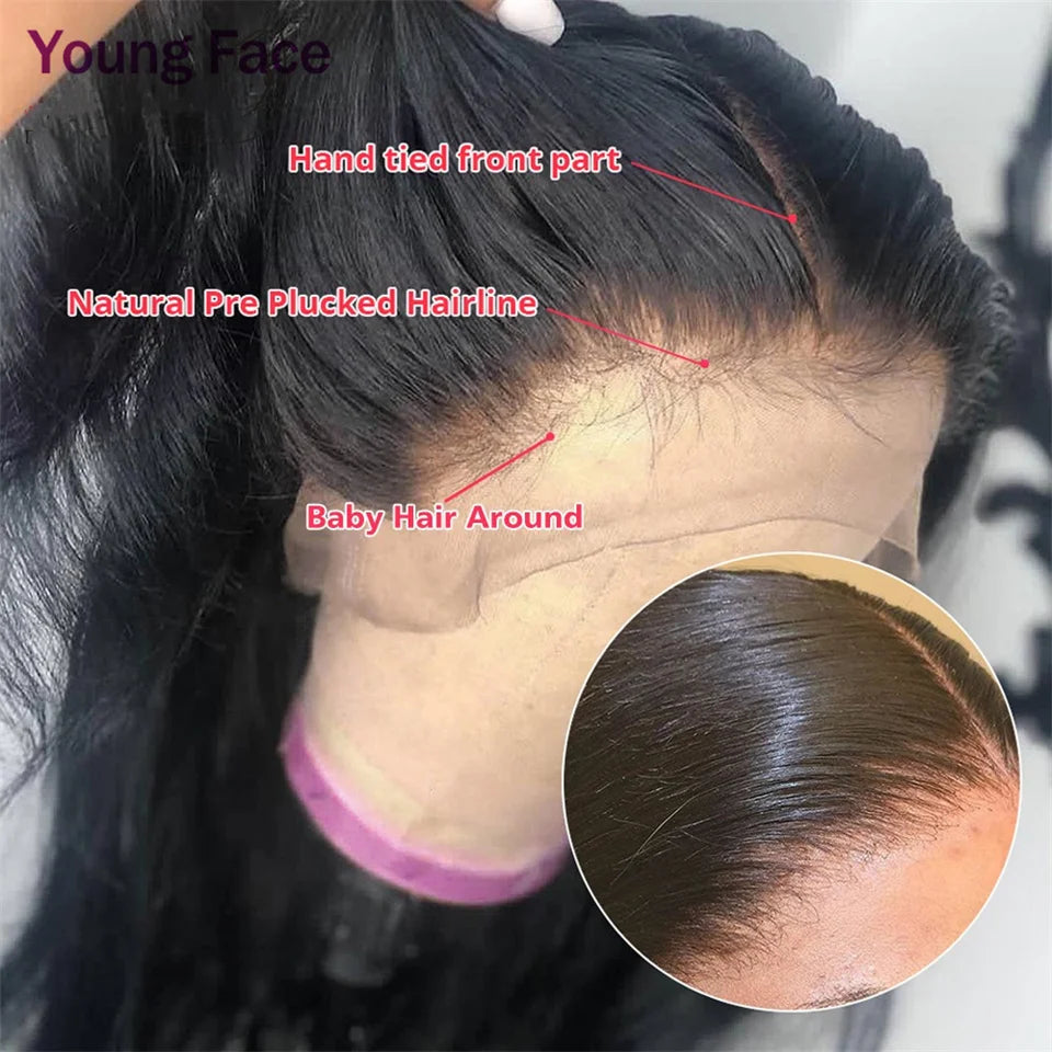 Body Wave Lace Front Human Hair Wig 13X4 HD Lace Frontal Wigs For Black Women Brazilian Body Wave 4X4 Lace Closure Wigs