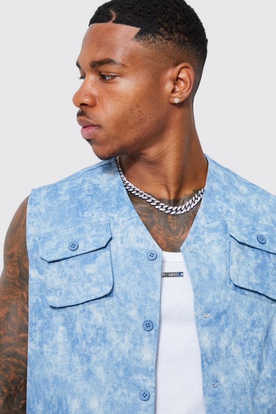 SLEEVELESS CARGO UTILITY VEST